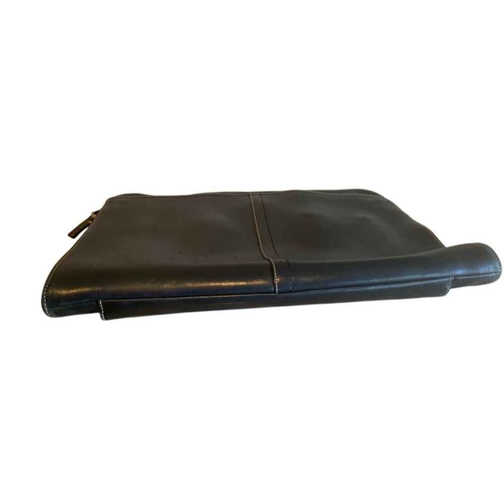 Coach Leather Briefcase Black Slim - Picture 5 of 16
